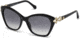 Roberto Cavalli RC1077 Sunglasses - Shiny Black Frame Color