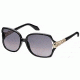 Roberto Cavalli RC653S Sunglasses - Shiny Black Frame Color, Gradient Smoke Lens Color