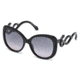 Roberto Cavalli RC911S Sunglasses - Shiny Black Frame Color, Gradient Smoke Lens Color