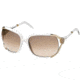 Roberto Cavalli Talisia RC370S Sunglasses - White Gold Frame Color, Brown Lens Color