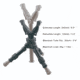 RokStad ELP V Mount Tripod, 9.5in, Black, RSGR-06