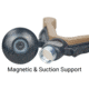 RokStad LIT V Mount Bipod Gun Rest, Black, RSGR-05