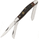 Roper Knives Stockman Chaparrel Wood Handle Folding Knife RP0001CBB