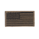 Rothco American Flag Patch - Hook Back, Black-Khaki, Bulk Packaging, 17782-BlackKhaki-Normal-BulkPackaging