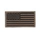 Rothco American Flag Patch - Hook Back, Black-Khaki, 17782-BlackKhaki-Normal