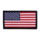 Rothco American Flag Patch - Hook Back, Bulk Packaging, Red White Blue with Black Border, 1884-RedWhiteBluewithBlackBorder-Normal-BulkPackaging