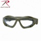Rothco ANSI Rated Tactical Goggles, Olive Drab / Clear, 11751-OliveDrabClear