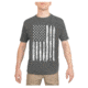 Rothco Distressed US Flag Athletic Fit T-Shirt, Charcoal Grey, Small, 29011-CharcoalGrey-S