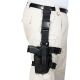 Rothco Deluxe Adjustable Drop Leg Tactical Holster, Ambidextrous, Black, 10752