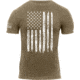 Rothco Distressed US Flag Athletic Fit T-Shirt, Coyote Brown, XL, 2632-CoyoteBrown-XL