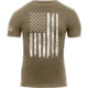 Rothco Distressed US Flag T-Shirt - Men's, Coyote Brown, M, 2632-CoyoteBrown-M