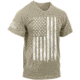 Rothco Distressed US Flag Athletic Fit T-Shirt, Desert Sand, Medium, 10870-DesertSand-M