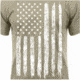 Rothco Distressed US Flag Athletic Fit T-Shirt, Desert Sand, Medium, 10870-DesertSand-M