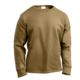 Rothco ECWCS Poly Crew Neck Top, AR 670-1 Coyote Brown, L, 3851-AR670-1CoyoteBrown-L