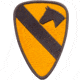 Rothco First Cavalry Patch, Olive Drab/Yellow, 1532