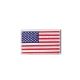 Rothco Iron On / Sew On Embroidered US Flag Patch, Red White Blue with White Border, 2777-RedWhiteBluewithWhiteBorder-Normal