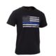 Rothco Kids Thin Blue Line US Flag T-Shirt, S, 6869-S
