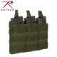 Rothco MOLLE Open Top Triple Mag Pouch, Olive Drab, 3140-OliveDrab
