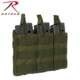 Rothco MOLLE Open Top Triple Mag Pouch, Olive Drab, 3140-OliveDrab