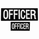 Rothco Officer Patch With Hook Back, Small/Large, 21747