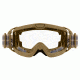 Rothco OTG Ballistic Goggles, Coyote Brown / Clear, 1732-CoyoteBrownClear