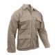 Rothco Long Sleeve Twill BDU Shirt, Khaki, Large, 7900-Khaki-L