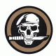 Rothco PVC Military Skull &amp; Knife Morale Patch, 72197