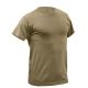 Rothco Quick Dry Moisture Wicking T-shirt, AR 670-1 Coyote Brown, L, 67947-AR670-1CoyoteBrown-L