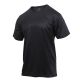 Rothco Quick Dry Moisture Wicking T-shirt, Black, XL, 2735-Black-XL