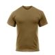 Rothco Solid Color 100% Cotton T-Shirt, Brown, M, 7848-Brown-M
