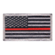 Rothco Thin Red Line US Flag Patch - Hook Back, 18889