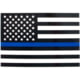 Rothco Transparent Thin Blue Line Flag Decal, L, 12931-L