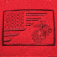 Rothco USMC Eagle Globe and Anchor/US Flag Low Pro Cap, Red, 71850-Red-OneSize