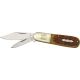 Rough Rider Barlow Fold Knife, Amber jigged bone handle RR201