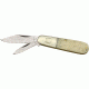 Rough Rider Barlow  Fold Knife, White smooth bone handle RR198