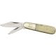 Rough Rider Barlow Fold Knife, White smooth bone handle RR198