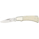 Rough Rider Lockback 3 5/8in Fold Knife, SS drop point blade, White smooth bone handle RR135