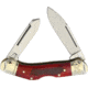 Rough Rider Lockback Cherry Bone Folding Knife, SS Spear And Spey Blades, Black Cherry Smooth Bone Handle, Blade Etching, KG206 / BLACK CHERRY