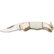 Rough Rider Miniature Folder Knife 1 1/8in., SS clip point blade, White smooth bone handle RR166