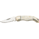 Rough Rider Miniature Folder Knife 1 5/8in, SS clip point blade, White smooth bone handle RR167