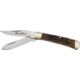 Rough Rider Tiny Trapper Fold Knife, clip and spey blade, Amber jigged bone handle RR807