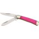 Rough Rider Tiny Trapper Fold Knife, clip and spey blade, Pink smooth bone handle RR839