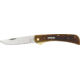 Rough Rider Work Fold Knife, 440 SS drop point blade, Amber jigged bone handle RR772