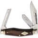 Rough Rider Heavy Forge Stockman Folding Knife, Mirror finish high carbon stainless clip, coping, , Brown smooth bone handle, KB333 RR1977
