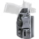 Rounded Druid Kydex OWB/IWB Holster, SIG Sauer P320, Ambidextrous, Black Carbon Fiber, RGDRUIDSIGP320CFAMBI