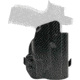 Rounded Gear Paddle Holster OWB Black Carbon Fiber Kydex Fits Sig P365 Right Hand, SSRP365TLR7CFRHOWBPDL