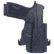 Rounded Gear Paddle Holster OWB Black Carbon Fiber Kydex Fits Sig P365 X Macro Right Hand, SSRP365XMACROTLR7SUBCF