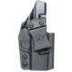 Rounded IWB Kydex Holster for Kel-Tec P17, Right Hand, Black, KTC-P17-BK-RH-VAR-RMR