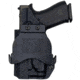 Rounded OWB Kydex Holster for Glock 43X Olight Valkyrie PL Mini 3, Right Hand, Black, GLK-43OLVPLM3-BK-RH-OWBPDL