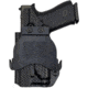Rounded OWB Kydex Holster for Glock 43X Olight Valkyrie PL Mini 3, Left Hand, Carbon Fiber Black, GLK-43OLVPLM3-CF-LH-OWBPDL